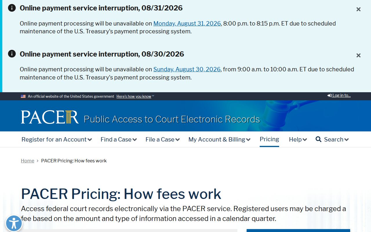 Morrill County case lookup reference distinguishing federal PACER records