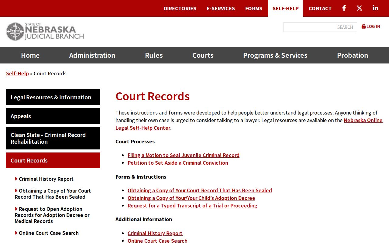 Morrill County civil docket state court records help