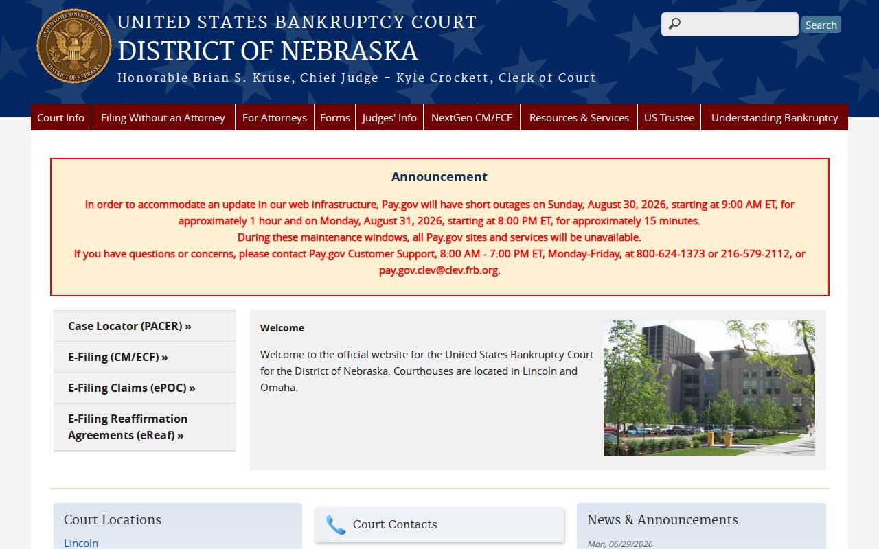 Morrill County civil docket federal bankruptcy distinction